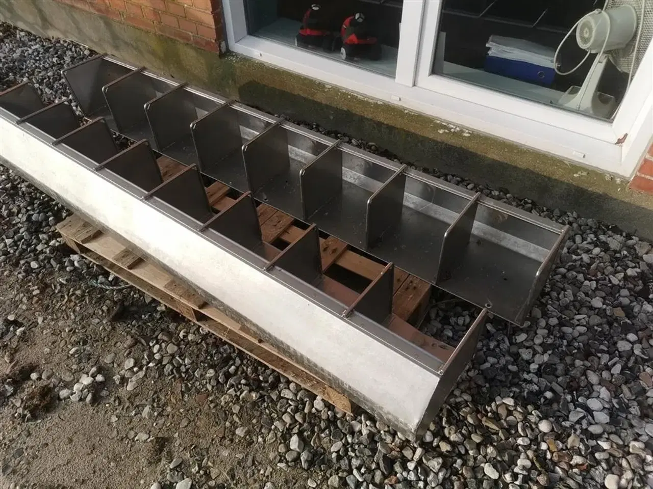 Billede 2 - - - - Fodertrug rustfri 1 stk.