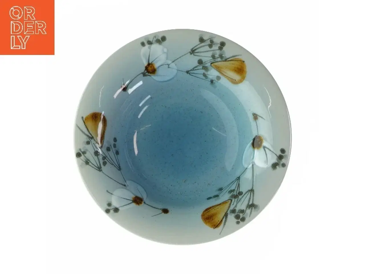 Billede 1 - Skål med print fra Royal Copenhagen (str. Ø:19cm)