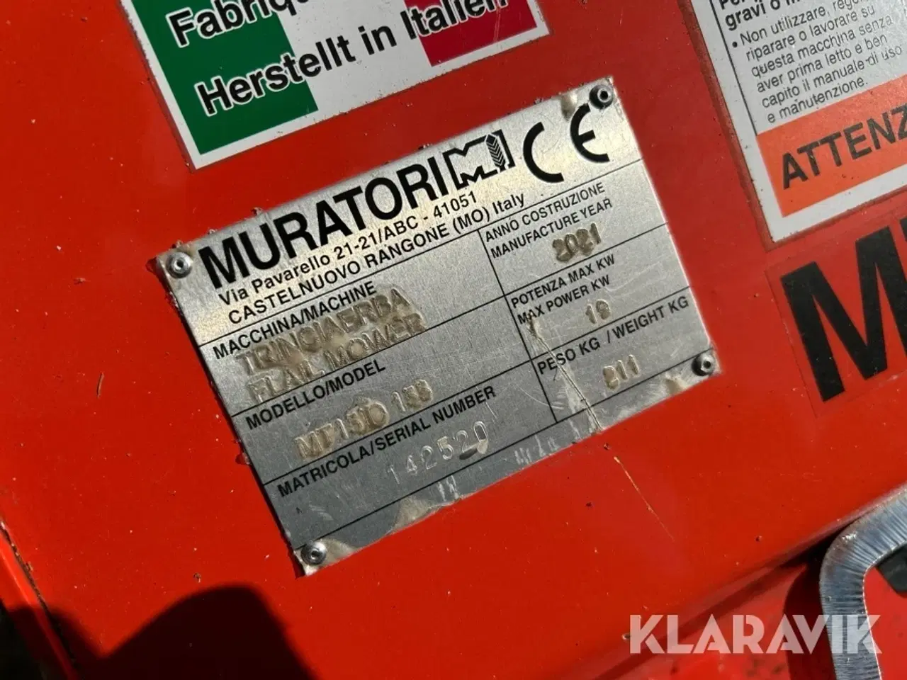 Billede 6 - Slagleklipper Muratori MT151