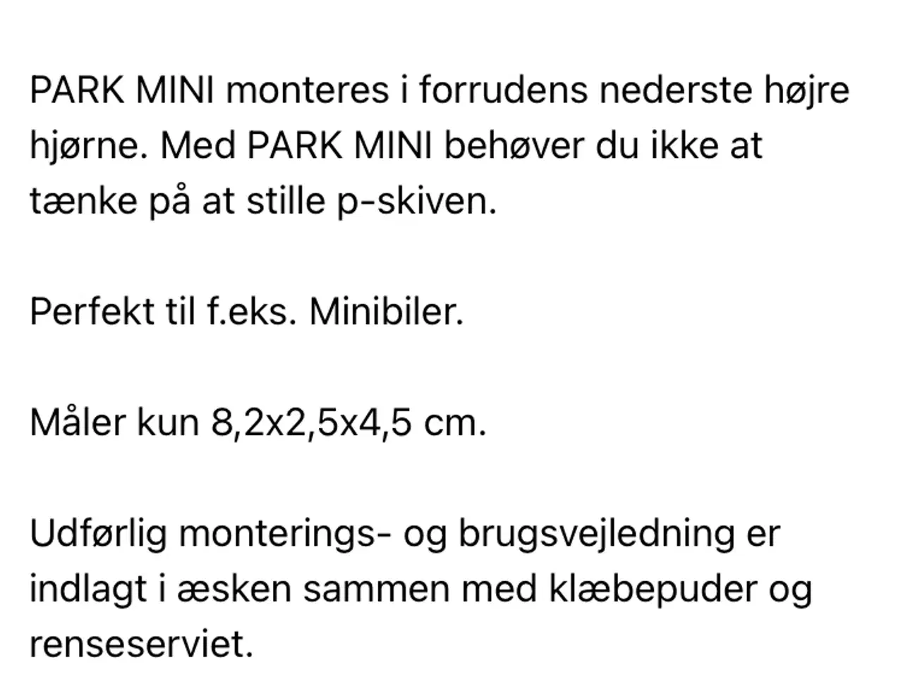 Billede 3 - Parkeringsskive park mini elektronisk 