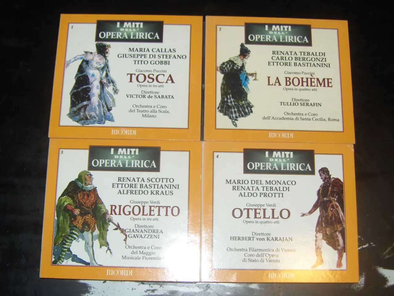 Billede 1 - Sælges Tosca/La Boheme/Rigoletto/Otello