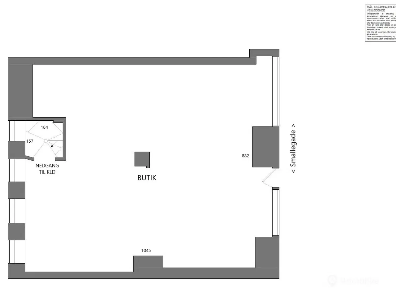 Billede 1 - Stort butikslokale på Smallegade i hjertet af Frederiksberg