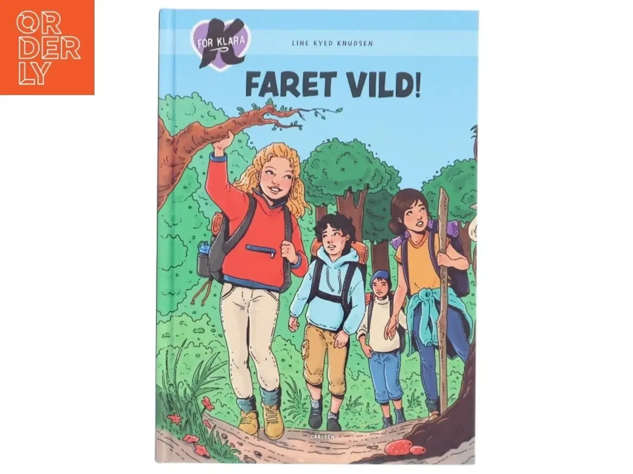 Billede 1 - K for Klara, Faret vild! af Line Kyed Knudsen (Bog)