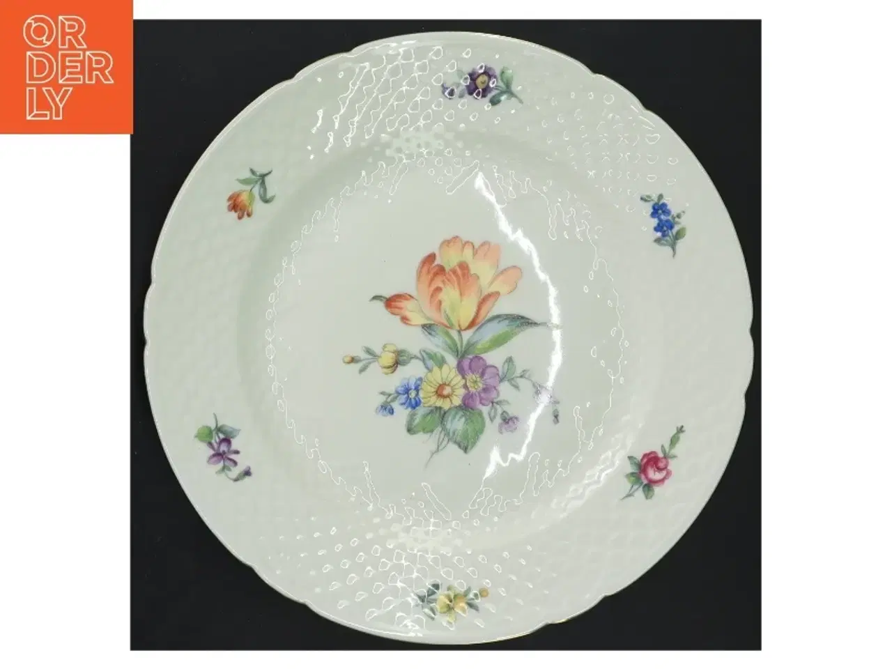 Billede 1 - B&G Saksisk blomst middagstallerken (str. Ø 24 cm)
