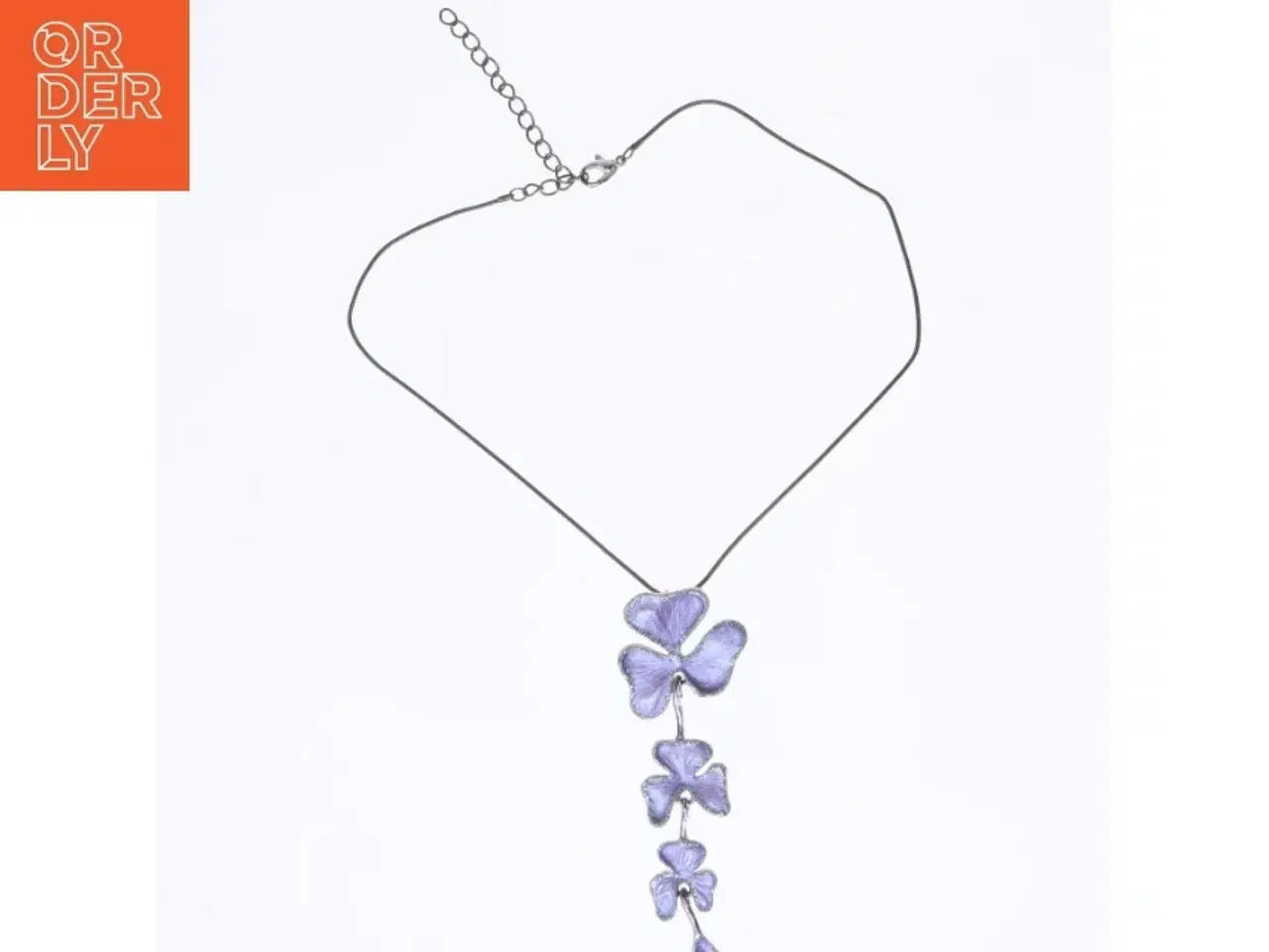 Billede 2 - Blomst halskæde (str. 42 cm)