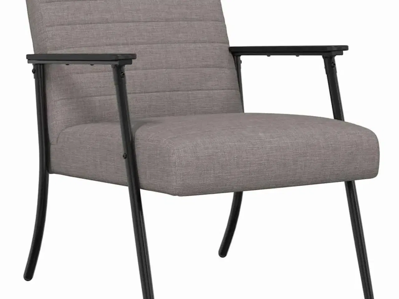 Billede 2 - Lænestol Gråbrun 59 x 75 x 78 cm Stof