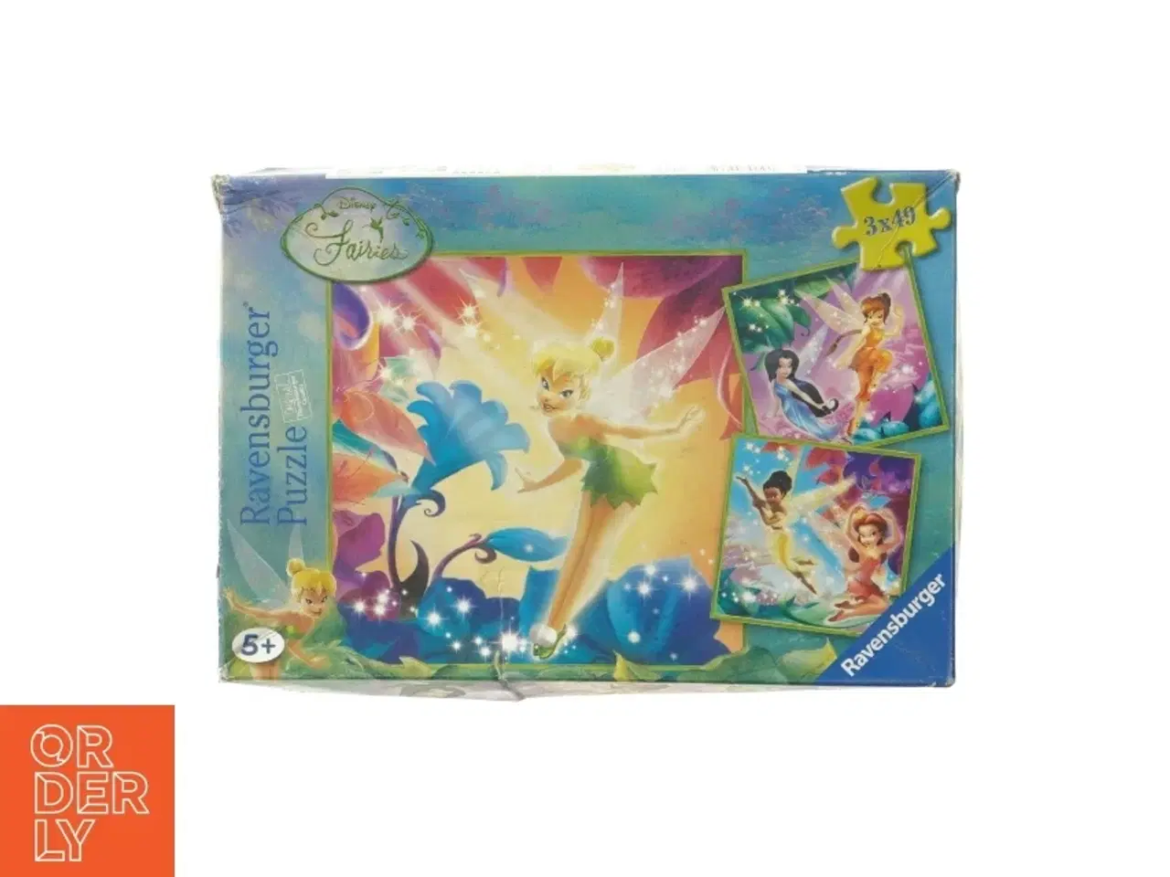Billede 1 - Disney Fairies puslespil fra Disney (str. 3 x 49 brikker)