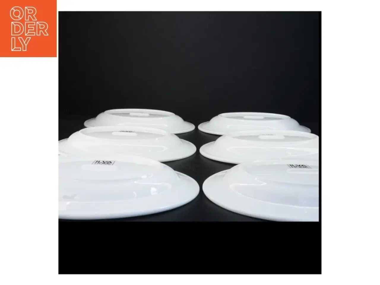 Billede 4 - Hvide Porcelænsplatter fra Ilva Home Collection (str. 29 x 19,5 x 3,5 cm)