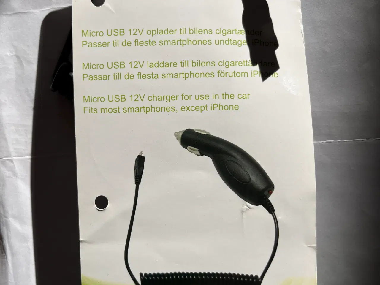 Billede 4 - Micro usb bil lader