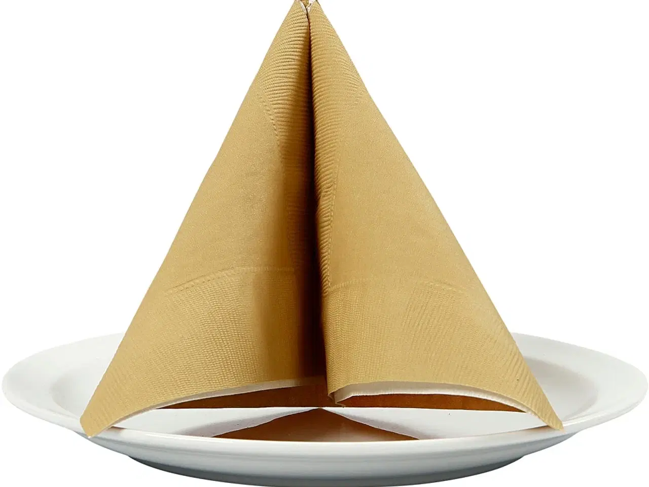 Billede 1 - Elegante guldservietter 40x40 cm - 20 stk.