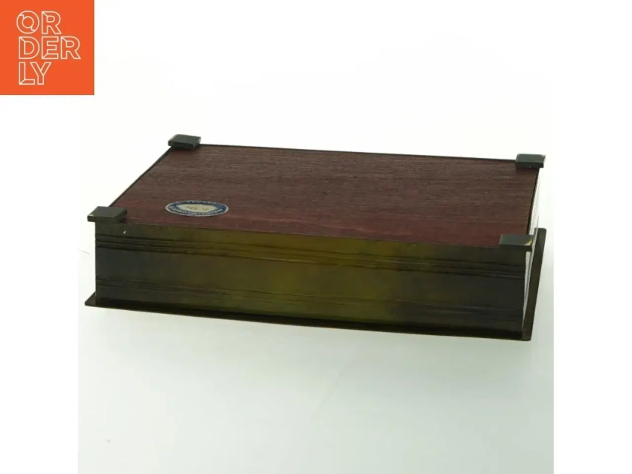 Billede 4 - Bronze æske til opbevaring (str. 20 x. 14,5 cm)