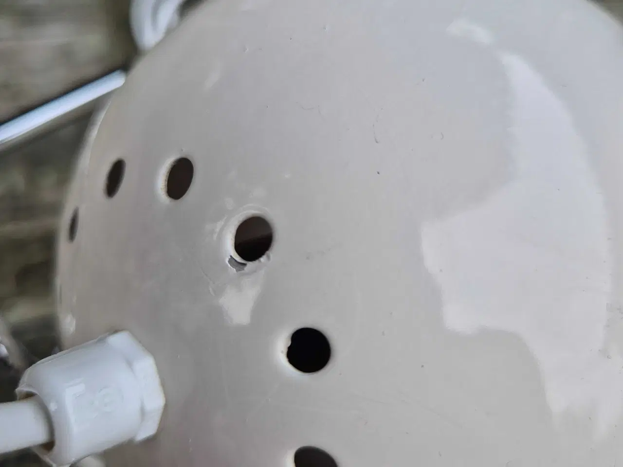 Billede 8 - Herlig bordlampe med hvid kugleskærm