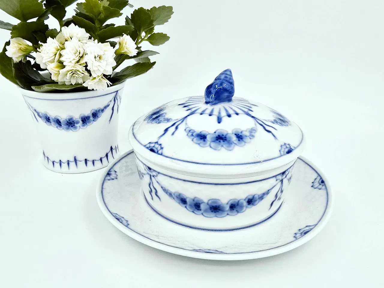 Billede 1 - Empire Smørskål Porcelæn