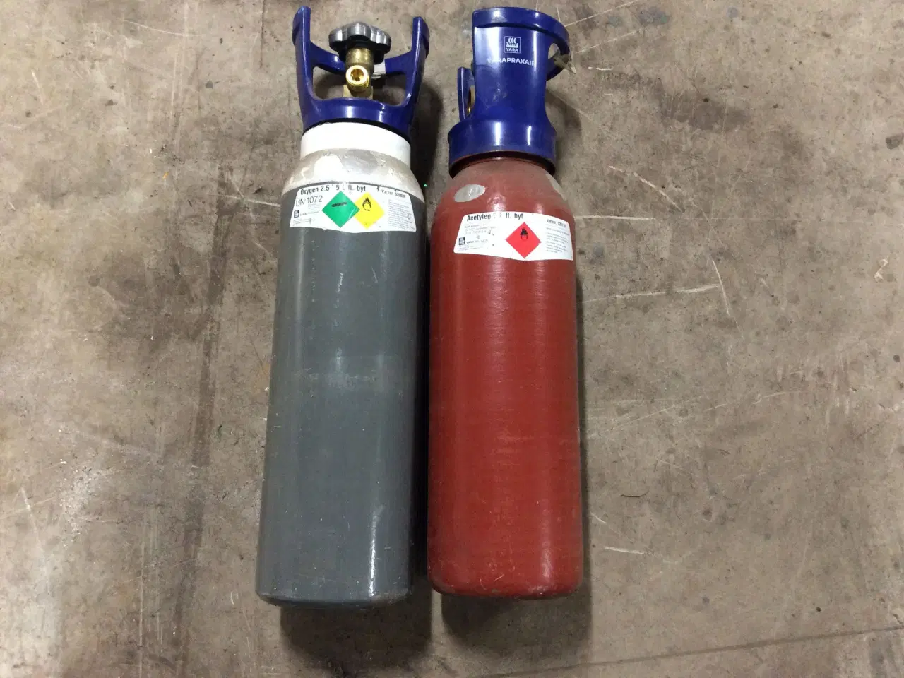 Billede 1 - Ilt og gasflaske