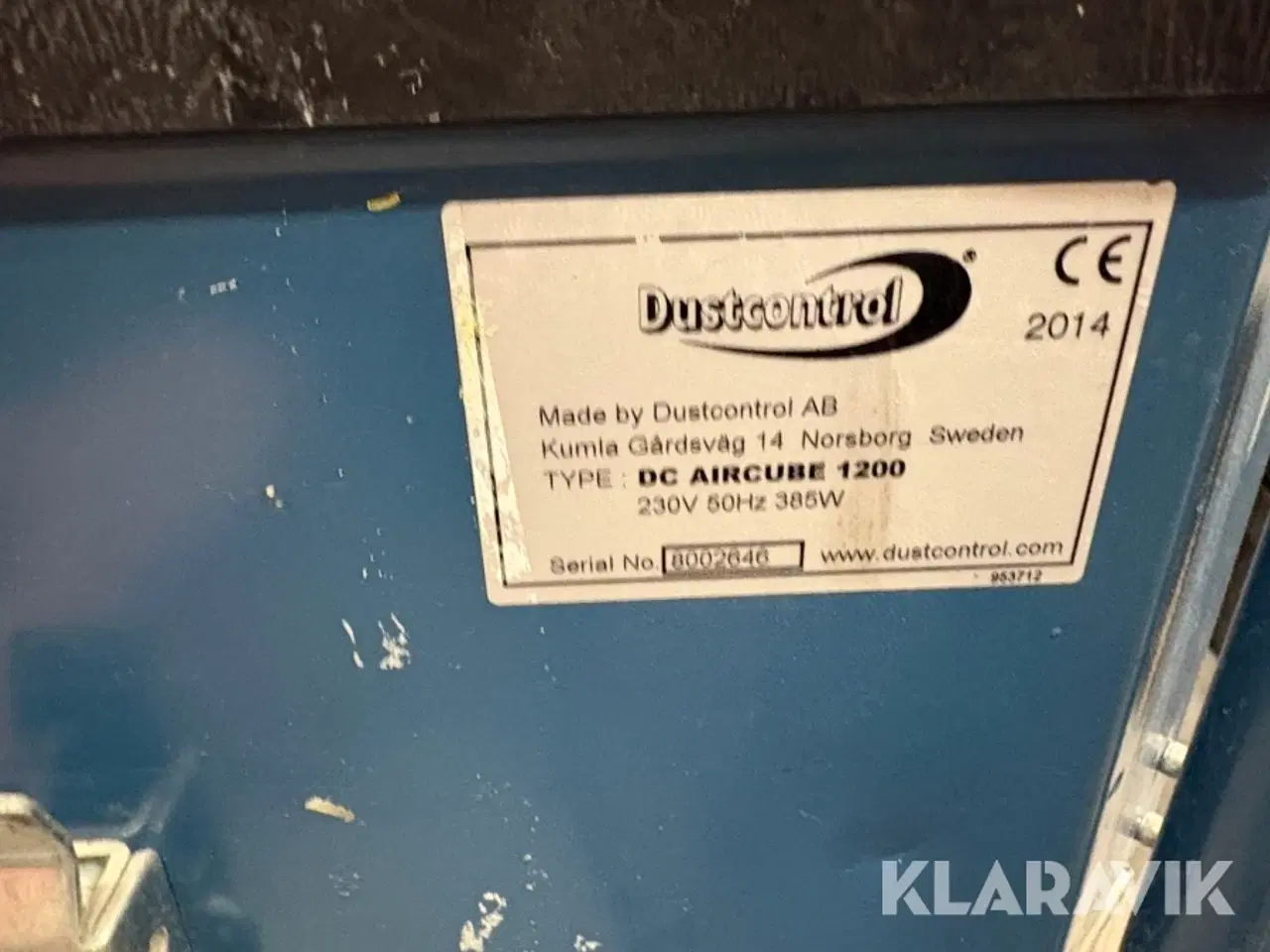 Billede 12 - Luftrenser Dustcontrol Aircube 1200