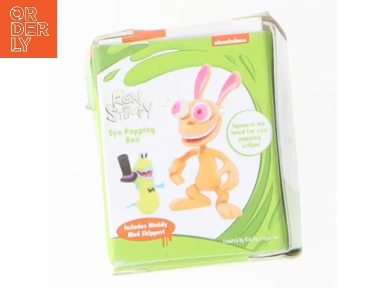 Billede 2 - Ren & Stimpy - Eye Popping Ren figur fra Nickelodeon (str. 3x2,5 cm)