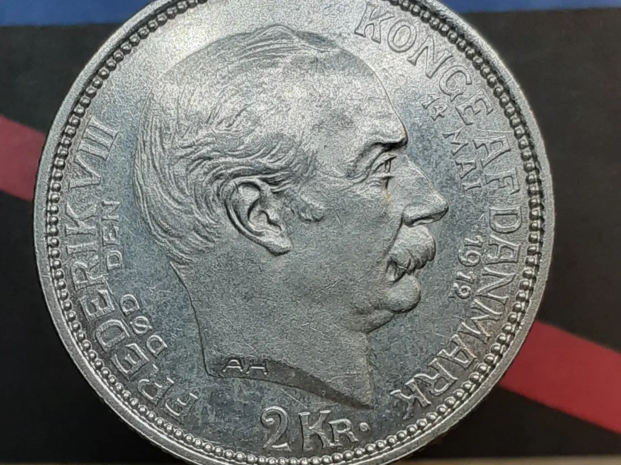 Billede 2 - 2 kr 1912 erindringsmønt, sølv