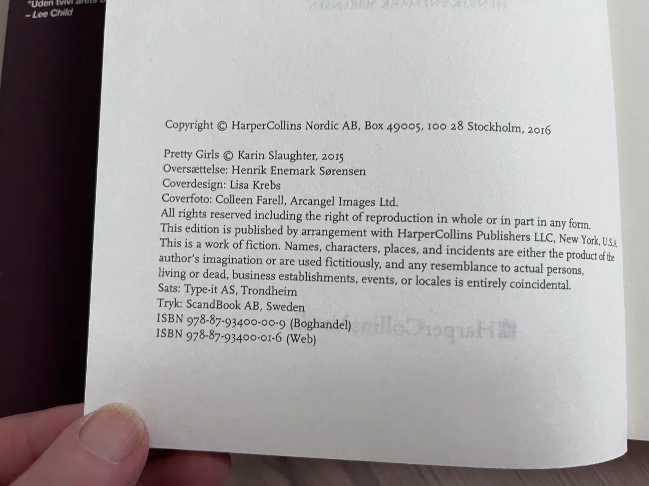 Billede 5 - De Smukkeste, Karin Slaughter, Krimibog