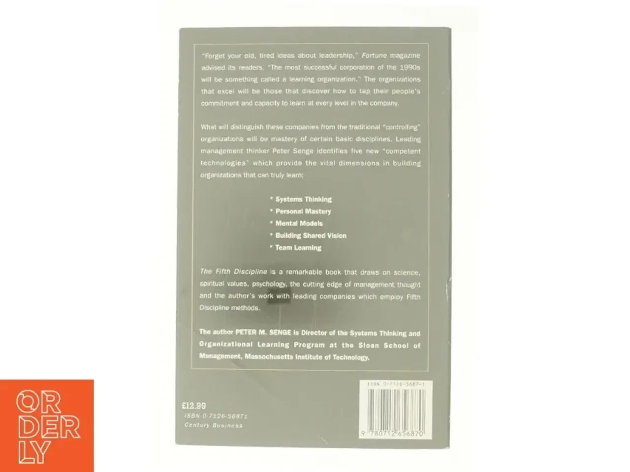 Billede 2 - The Fifth Discipline : the Art and Practice of the Learning Organization af Peter M. Senge (Bog)