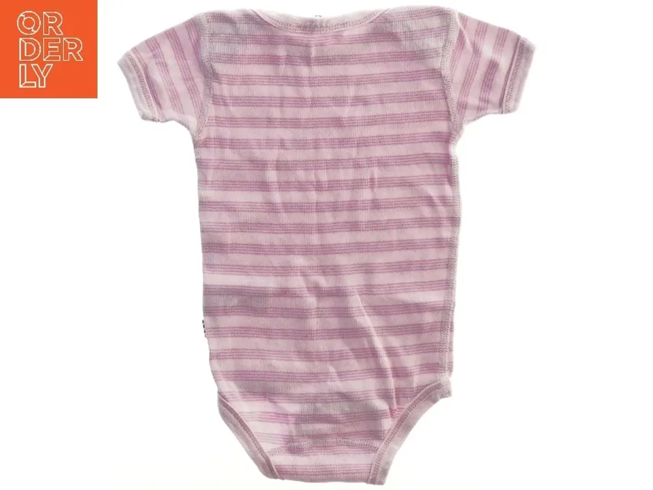 Billede 1 - Lyserød stribet bodystocking til børn fra Joha (str. 68)