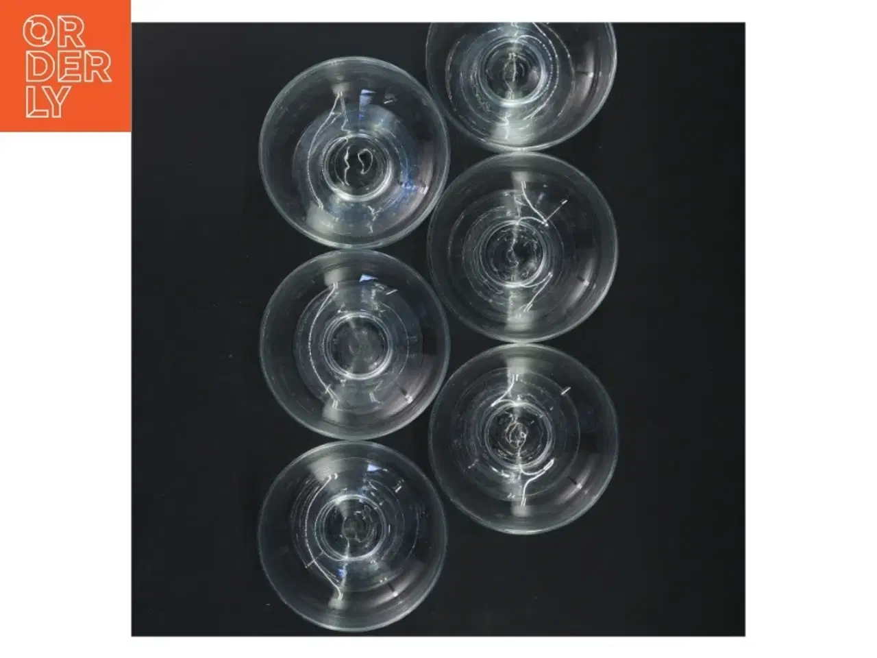 Billede 2 - Sæt med 6 glas serveringsskåle (str. 8x11 cm)