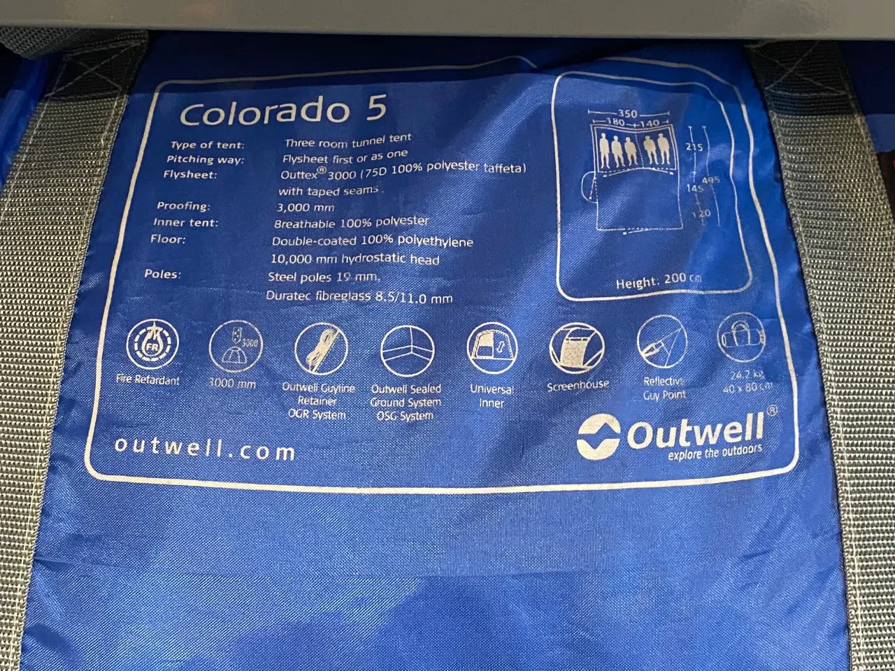 Billede 3 - Outwell 5 personers telt