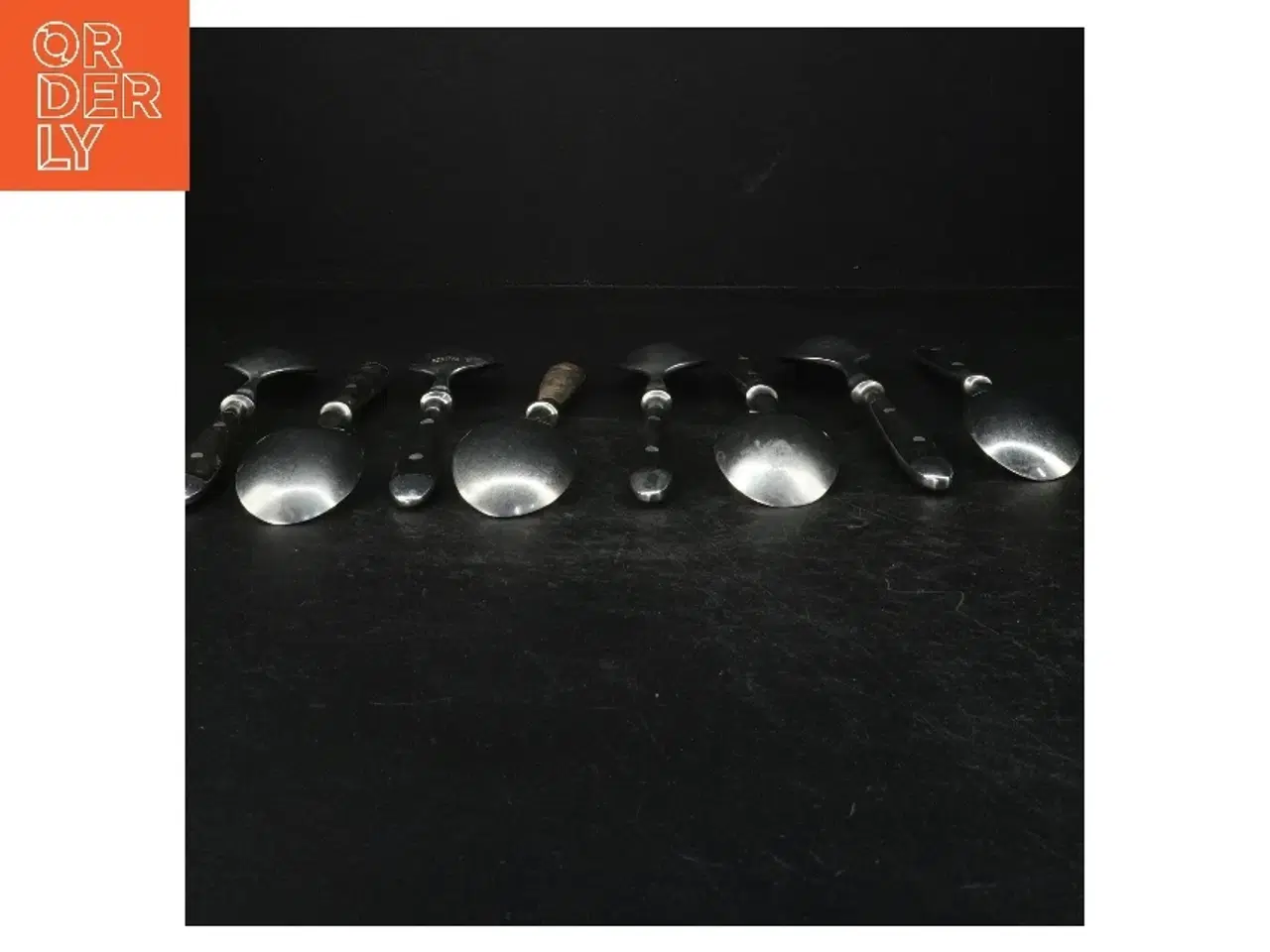 Billede 3 - Teskeer med træhåndtag (str. 20 cm)