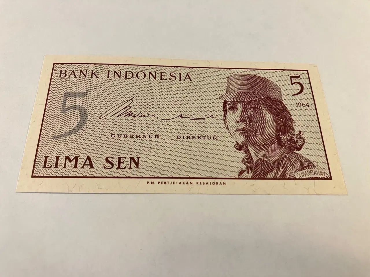 Billede 1 - 5 Sen Indonesia 1964