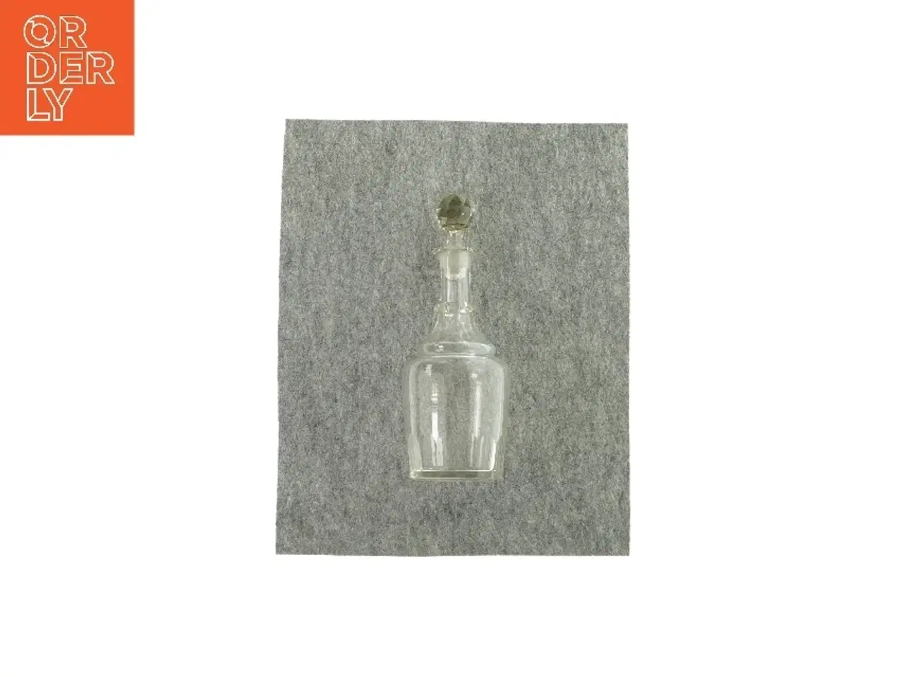 Billede 1 - Glaskaraffel med prop (str. HØ: 16x10 cm)