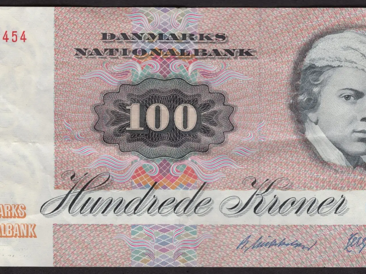 Billede 1 - Danmark 100 Kroner D7 1989