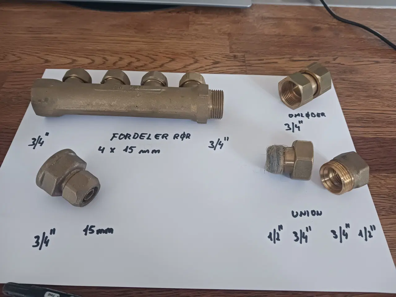 Billede 2 - Diverse VVS fittings (Helt nye)