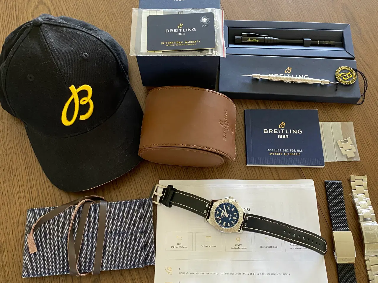 Billede 1 - Et rigtig stort sæt: Breitling Avenger + Reklamesk