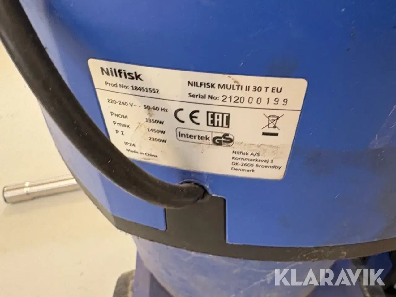 Billede 6 - Våd/tørsuger Nilfisk Multi II 30 T 2 styk.