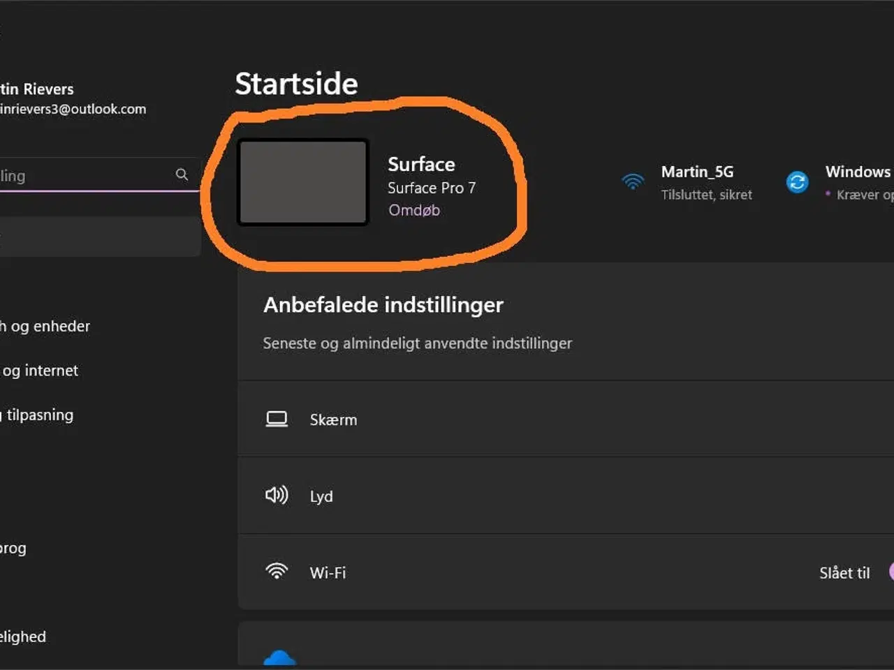 Billede 13 - Microsoft Surface Pro Tablet 12.3" Grå