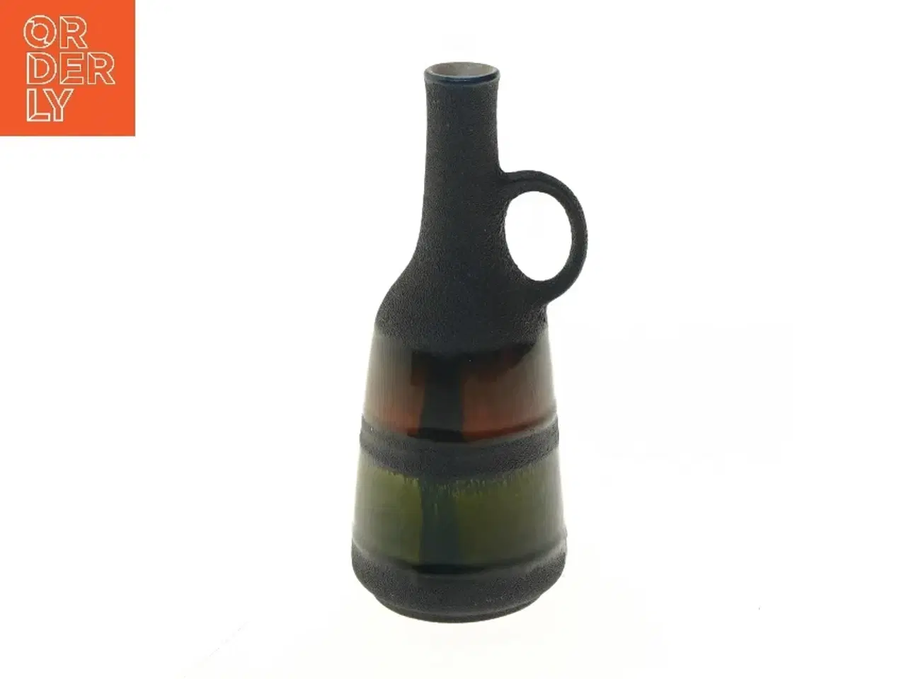 Billede 1 - Keramisk vase med håndtag (str. 18 cm)