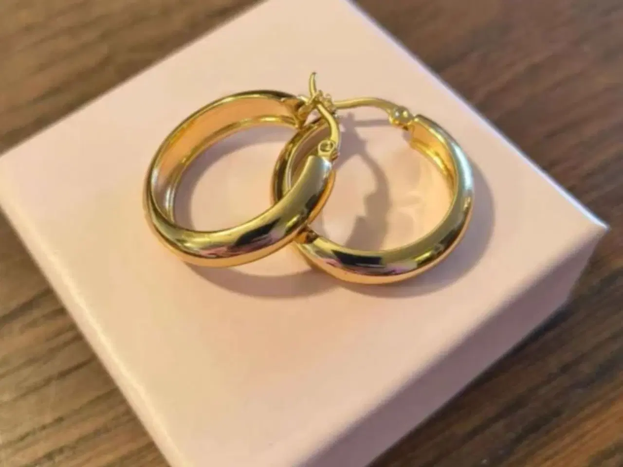 Billede 3 - Kraftig ny model hoops øreringe 🙂