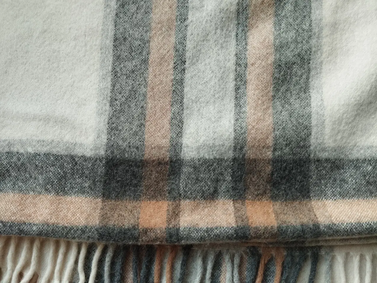 Billede 3 - Plaid. Alpaca uld.