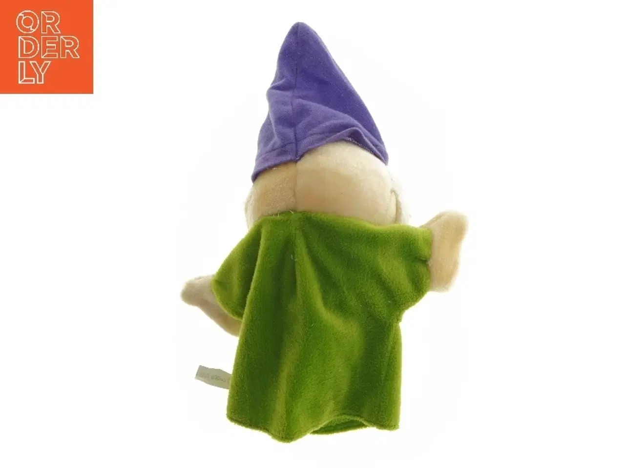 Billede 4 - Nisse hånddukke med lilla hat fra Zebra (str. 31 cm)