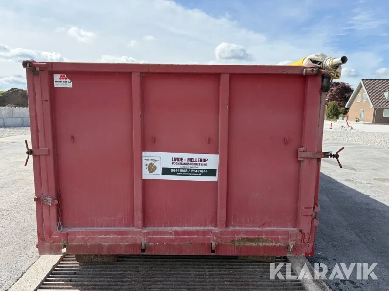 Billede 4 - Ladcontainer åben Micodan med rullepressining korntæt