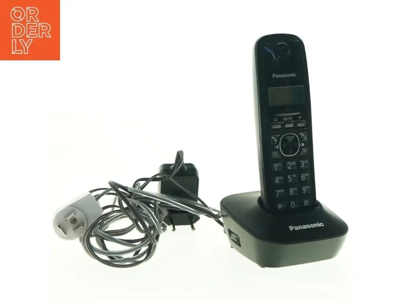 Billede 3 - Trådløs telefon med oplader fra Panasonic (str. 18 x 9 cm)