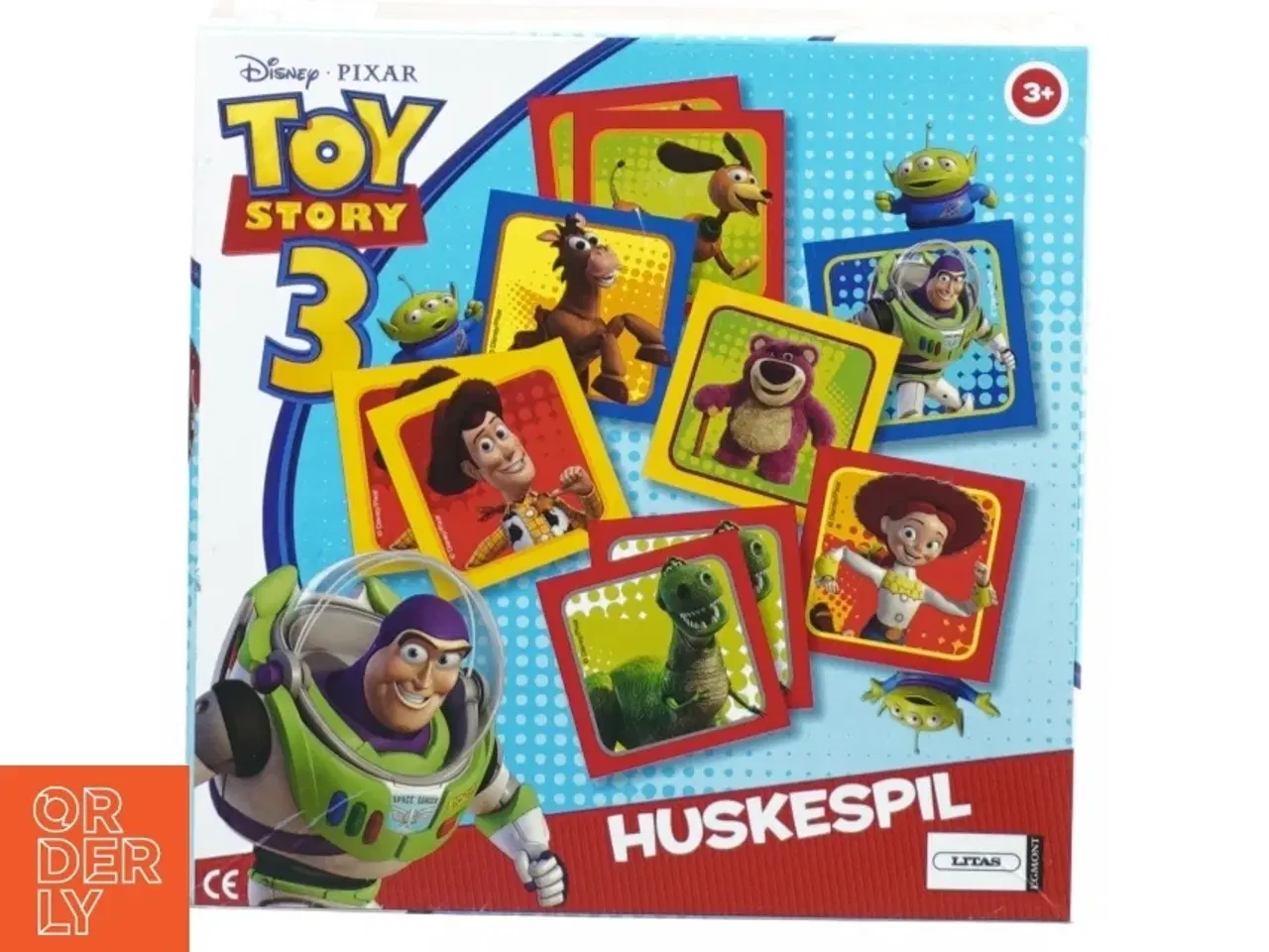 Billede 1 - Huskespil, toy story 3 fra Disney pixar (str. 19 cm)
