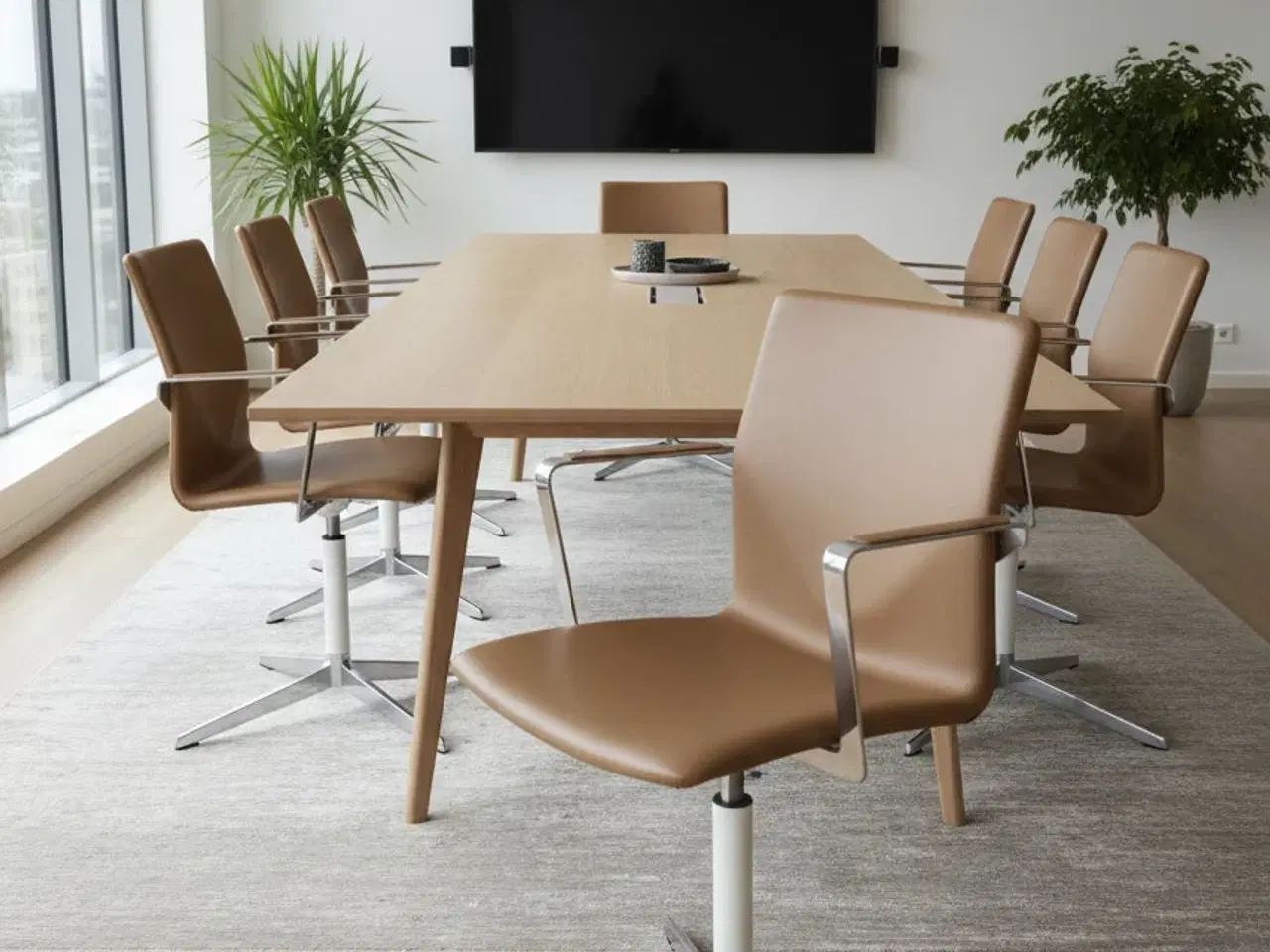 Billede 2 - Four Design - 4-Cast® XL Mødestol (Lysebrun)