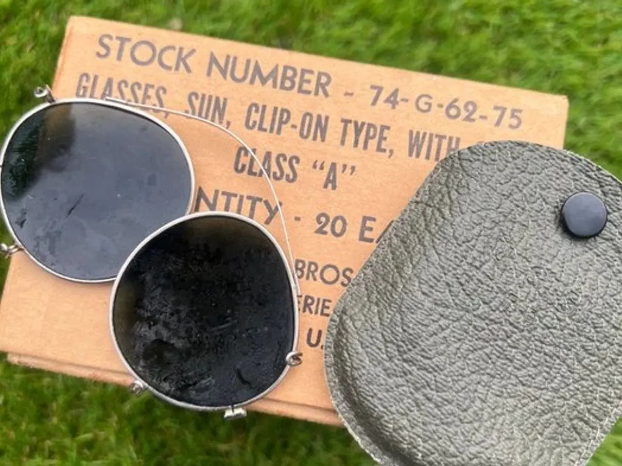 Billede 2 - Clip on solbriller fra US pilot WW2