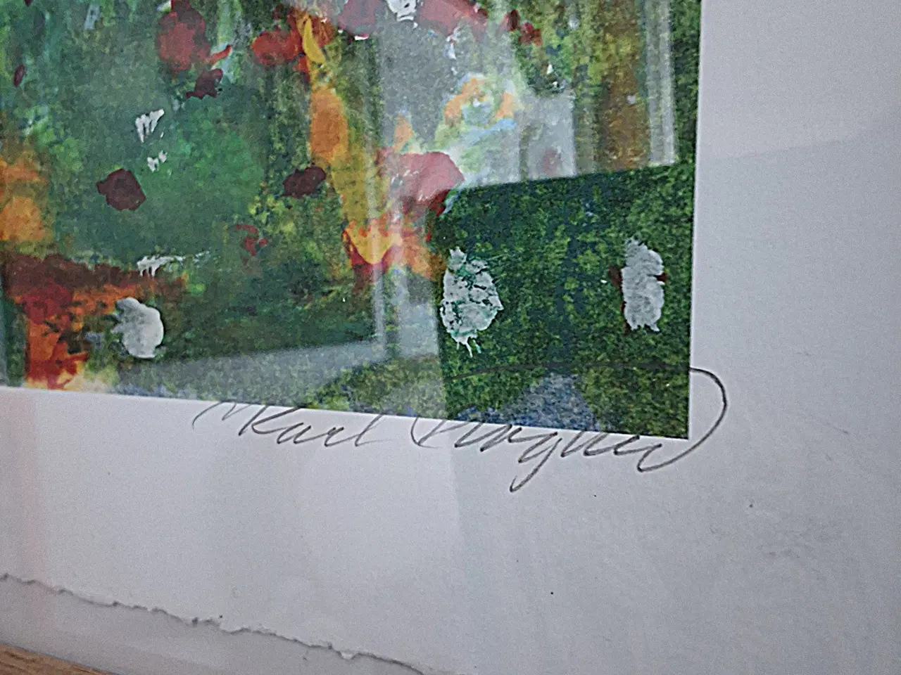 Billede 6 - Smukt, enestående litografi af svensk kunstner