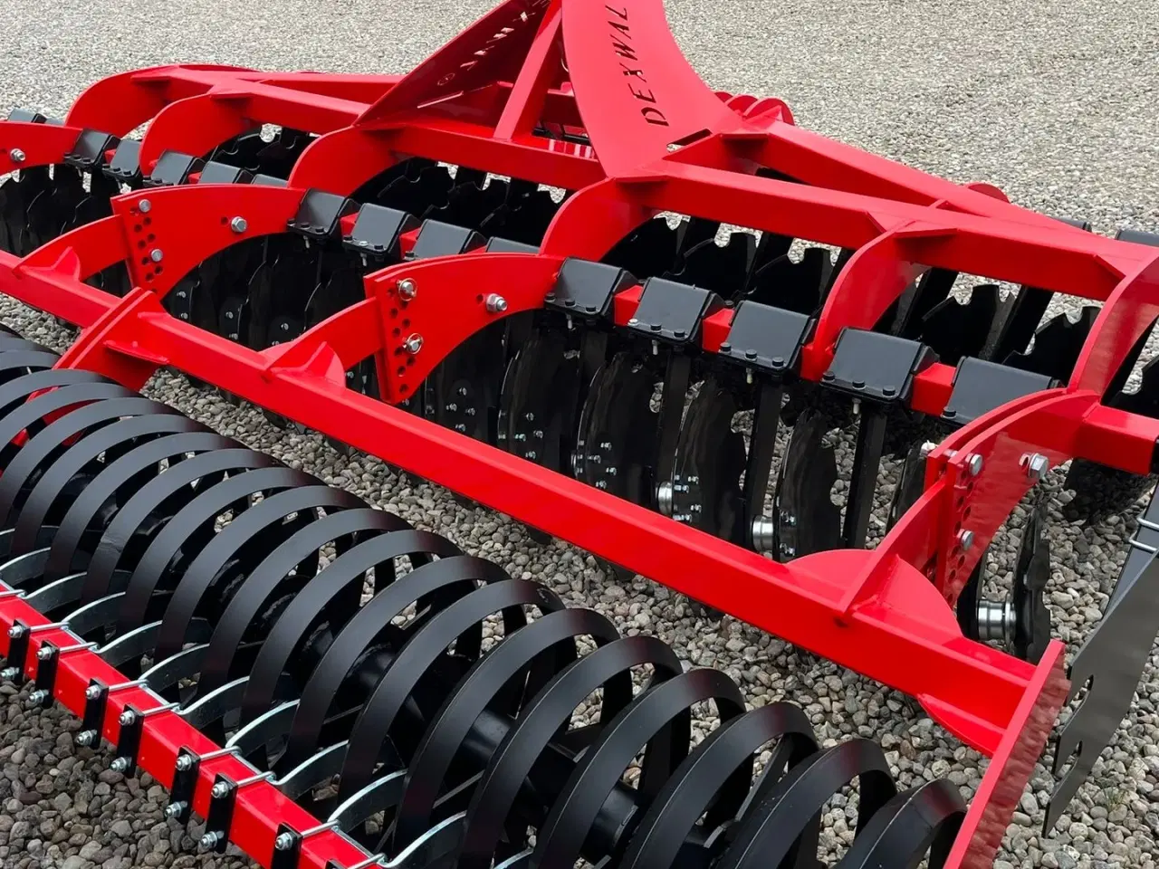 Billede 15 - Dexwal Mamut 4 m Med v-rings pakker og 560mm tallerkner