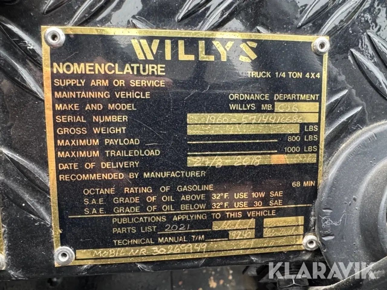 Billede 7 - Bil Jeep CJ 6