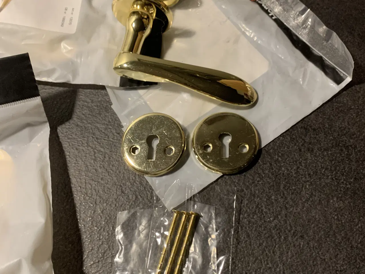 Billede 2 - Messing dørgreb - NYE