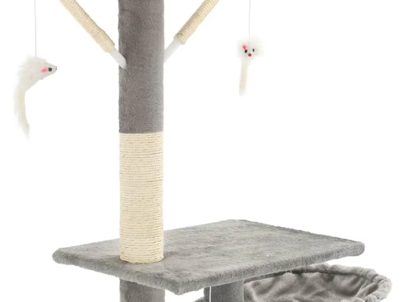 Billede 5 - Kradsetræ til katte med sisal-kradsstolper 230-250 cm grå