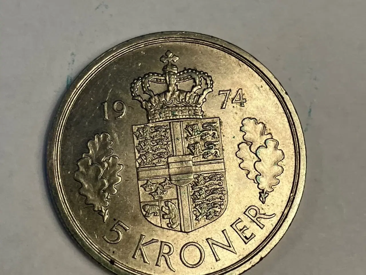 Billede 1 - 5 Kroner Danmark 1974
