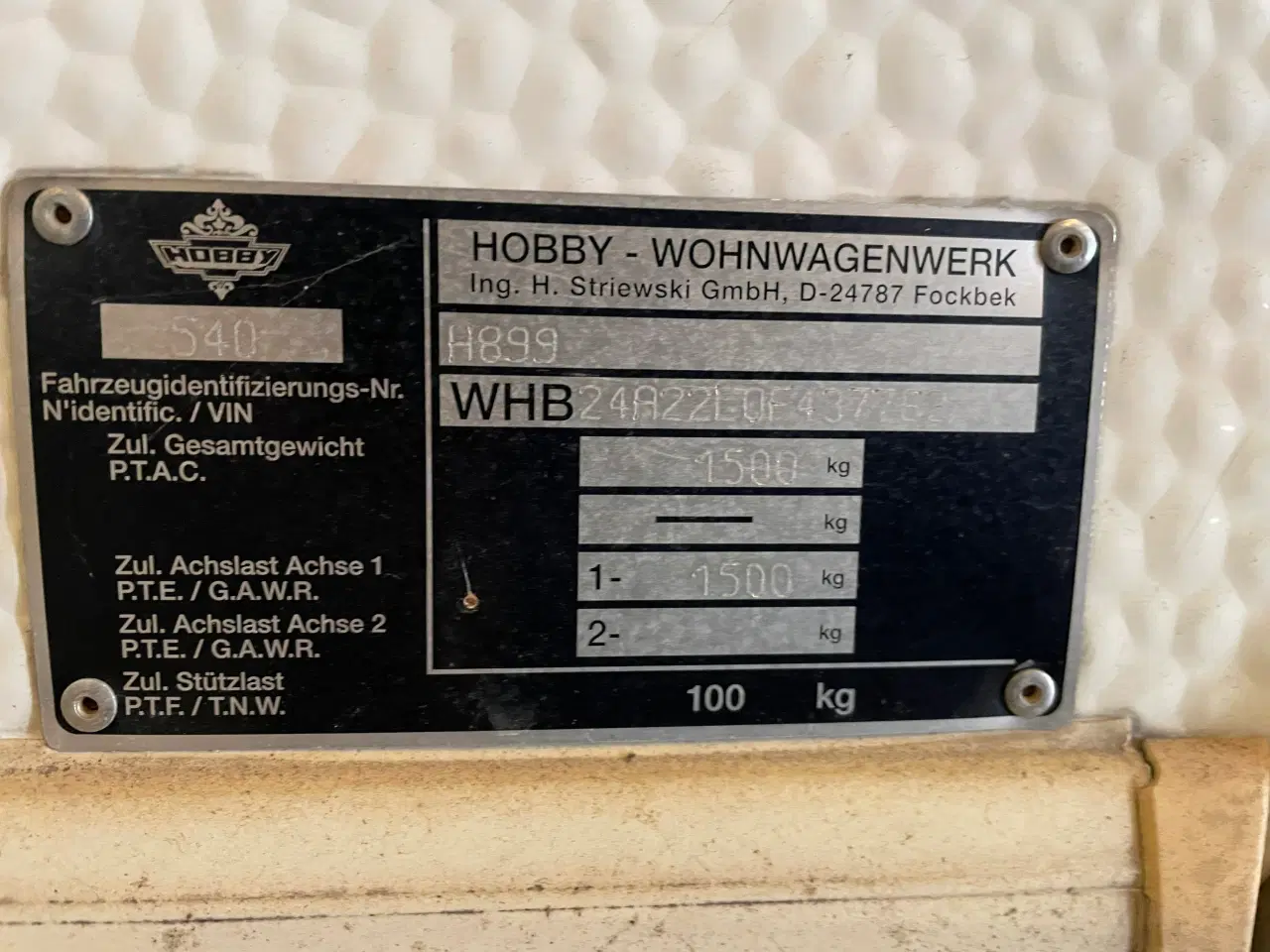 Billede 6 - Hobby 540 UF Excellent Easy